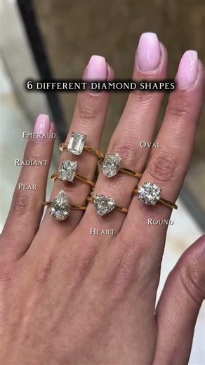 6 Diamond Shapes Compared 💎 Which One Would You Choose?