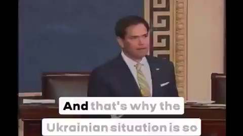 鲁比奥昨天说“乌克兰不是美国的战争”，然后是旧视频中他解释“美国承诺保卫乌克兰，以换取乌克兰放弃其核武器”。鲁比奥已成为MAGA（特朗普支持者运动）邪教心态的典型例子。他为了追随邪教领袖，妥协了自己的原则。鲁比奥现在穿着不合脚的鞋子，却不敢承认这一点。作为美国国务卿，鲁比奥在G7外长会议（2026年3月26-27日）对媒体表示：“乌克兰不是美国的战争（Ukraine is not America's war），尽管我们已经比世界上任何其他国家都提供了更多援助。” 他强调美国优先考虑本国利益，并暗示欧洲应承担更多责任。时任参议员的鲁比奥在2014年参议院演讲中，强调1994年《布达佩斯备忘录》（Budapest Memorandum）：乌克兰放弃苏联遗留的核武器后，美国、英国等国承诺提供安全保障。他当时强烈支持帮助乌克兰维护主权，反对俄罗斯的行动。