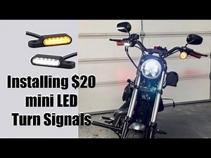 Installing cheap LED Turn Signals on the Sporty