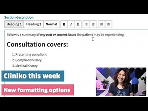 Cliniko this week: New formatting options for treatment notes, patient forms, and emails!
