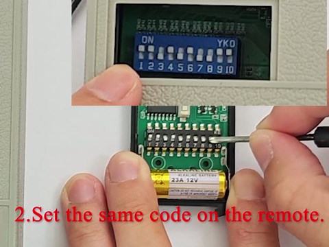 3-Pack 300MHz 10 dip Switch for Multicode Garage Gate Door Opener Remote Control, Replacement for 3089,3070,3060,308911,MCS308911,MCS306010,MCS3070 Gate Clicker with Keychain. - Amazon.com