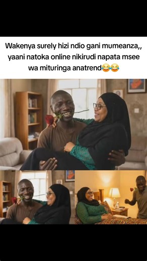 Wakenya surely hizi ndio gani mumeanza,, yaani natoka online nikirudi napata msee wa mituringa anatrend😂😂 #stivosimpleboy #samiasuluhuhassan #relationship #tanzaniatiktok #nairobitiktokers