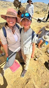 Ancient climates 🤝 today's lessons We were honored to be shown on CBS Los Angeles recently with Marina Jurica, talking about how fossils and rock layers (such as the K-Pg Boundary) record past events and how that history can help us make better choices for our future. Marina and her son John have joined us in the field two summers in a row, exploring the Bighorn Basin, asking the big questions, and seeing firsthand how science happens down on the ground... literally! Huge thank you to Marina fo