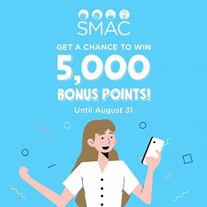 1.3K views · 4.3K reactions | The rewards never stop! And it’s 5000 times better!  Be one of the 50 lucky winners of 5,000 SMAC bonus points by updating your member info. Now you can get the latest news on our offers, services, store hours, and more! Plus you can use these points to shop for essentials! ️ | SMAC | Facebook