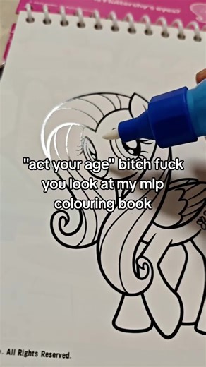 #mlp #mylittlepony #fluttershymlp #fyp | mlp coloring book