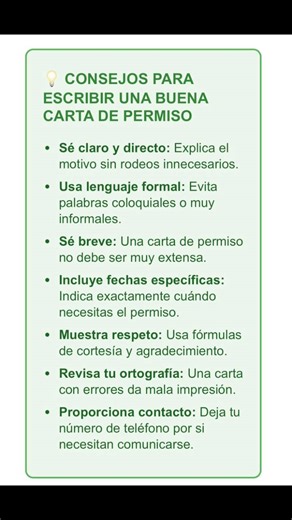 A la hora de redactar una carta de permiso es importante ser claro, respetuoso y directo. Coloca la fecha y el destinatario correctamente, explica el motivo del permiso con precisión y evita dar detalles innecesarios. #Docente #incidencia #seguidoresfacebook #destacar Frania Dipre Alexandra Liz Vargas | Milly Castro
