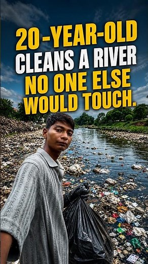 20-Year-Old Cleans a Dirtiest River 🤯