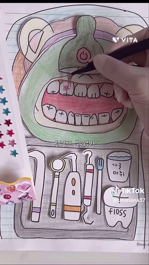치과 놀이 종이 만들기 도안 및 팁