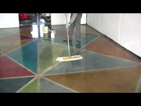 How to polish concrete floors with Klindex