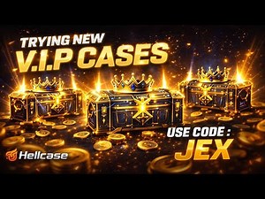 TRYING NEW V.I.P CASES - HELLCASE PROMO CODE 2025