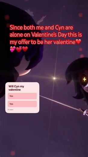 This edit is my official offer to be Cyn’s #Valentine cause we are both all alone #alone