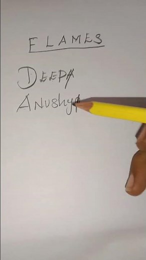 How to play FLAMES 😜 😄