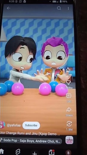 Color Change Rumi and Jinu (k-pop Demon Hunters)