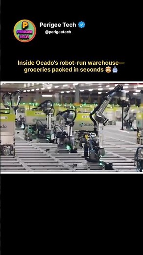 Inside a Fully Automated Robot Warehouse 🤯#shorts #robotics #ai #technology #innovation #futuretech