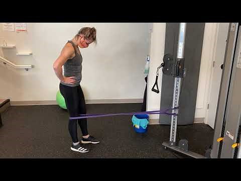 Standing Terminal Knee Extension With Band