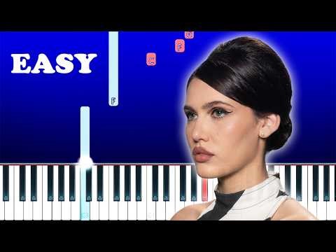 SIENNA SPIRO - The Visitor (EASY Piano Tutorial)