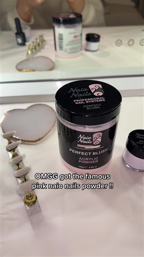 Naio Nails Powder Frenchies Tutorial | Beauty College Press Ons