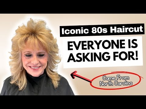 This Client Flew Cross Country for the 80s Cut Everyone Wants | Modern 80s Haircut