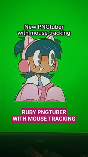 Ruby with mouse tracking #pngtuber #vtuber #oc #originalcharacter #streaming #rubyvalentine