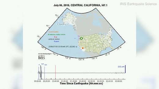Incredible recordings show seismic wave across US after earthquake