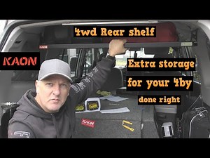 Kaon 4wd (Pajero) Stand alone rear shelf