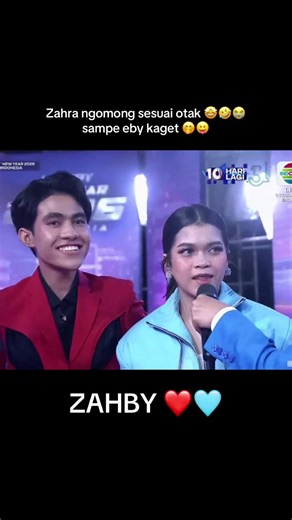 Zahra 😭😭🤭 ada2 aja sampe eby kagett , ZAHBY GO ZAHBY @da7_zahrasima01 @EbyRiztaDA5✨ #zahby #zahraeby #da7indosiar #happynewyear #fyp