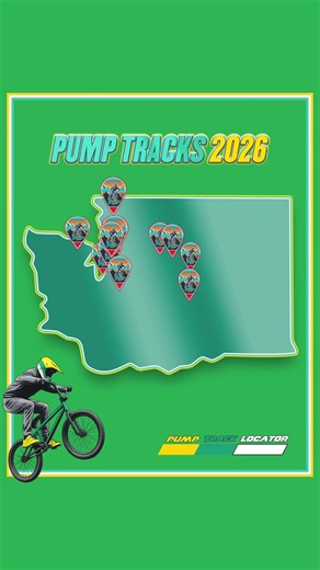 Washington Pump Tracks - 2026 Locations - What's your favorite? #shorts #pumptracks #bmx #mtb