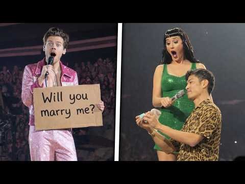 When Musicians Help Fans PROPOSE Live on Stage!