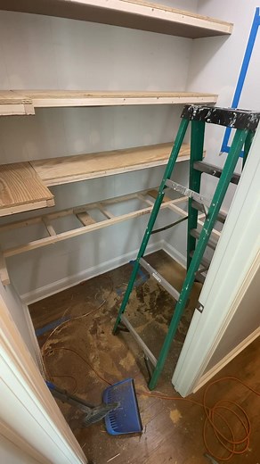 DIY Wood Shelf Trim with Router Bit for Pantry Organization