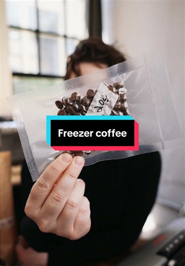 Not exactly what you’d expect to find in my freezer, or maybe it’s exactly what you’d expect. Freezing coffee is a delicate process and worth reading more prior to taking it on yourself. I suggest the articles that Barista Hustle have written as a good place to start. A few notes: -Freezing drastically slows down the aging of coffee but doesn’t fully stop it. I’ve anecdotally had coffees in my freezer for well over a year that still taste great but in general, I try to use them within 4-6 months