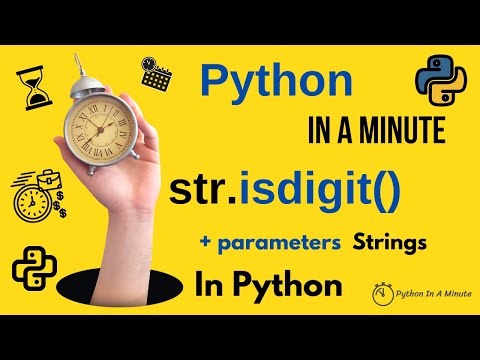str.isdigit() - Check if All Characters in Python Strings are Digits