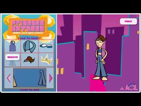 Princess Natasha Dress Up (KOL Flash Game) Gameplay