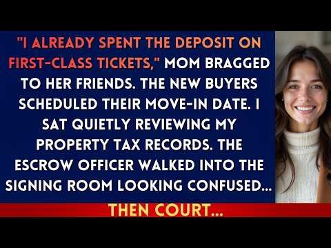 Mom Flipped My Rental Property For Her Cruise—Until The Escrow Agent Verified Ownership...