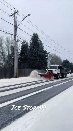 Snow plow in action 👍😀 #shorts #trending