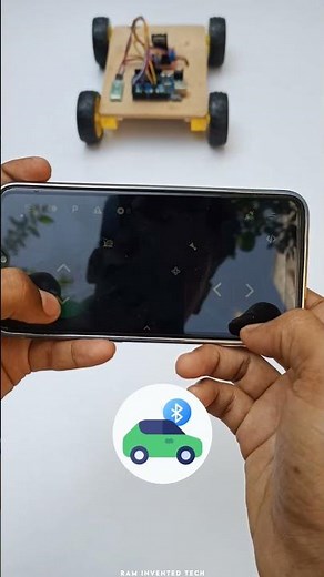 Arduino Bluetooth Car with Hc-05 #arduinoprojects #bluetoothcar #shortvideo