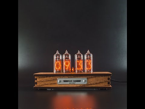 Nixie Star's IN-14 Nixie Tube Clock Video Instructions How-to Set the Clock