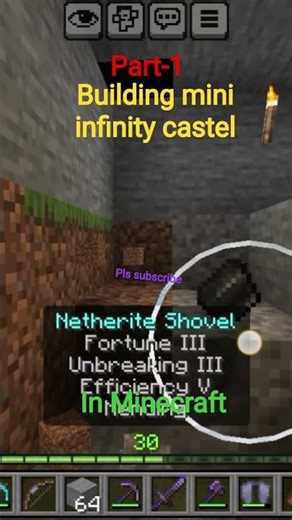 Building mini infinity castel in Minecraft #demonslayer #minecraft #minecraftbuilding #foryou