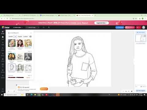 👉 Convert Photo into Cartoon and Line Art | Online Free Tutorial