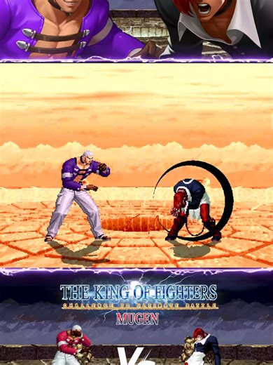 Thunder Yashiro vs O Iori Yasakani Showdown