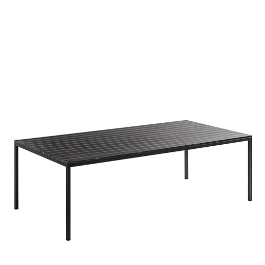 Gessato Rectangular Black Marquinia Marble Dining Table