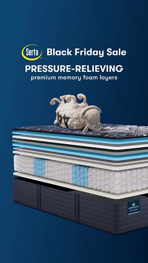 4.1K views | Save up to $625 on Serta® Perfect Sleeper X™ mattress + adjustable base sets. Shop the Black Friday Sale. | Serta Mattress | Facebook