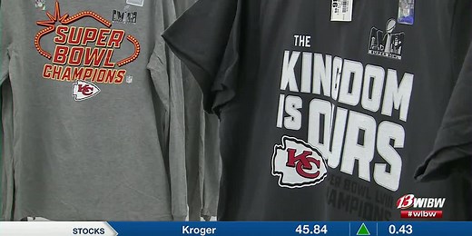 Local sports stores rollout Chiefs championship merchandise