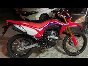 2022 honda crf150l extreme red
