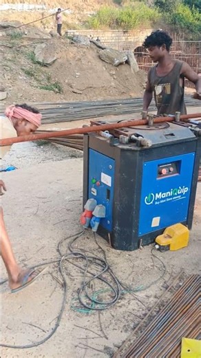 tmt bending machine #newvideo #railwayprojects #constructionwork #viralvideo