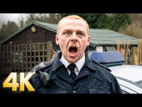 A Deadly Delivery! The Killer’s Brutal Flower Store Attack | Hot Fuzz | CLIP ⚡ 4K