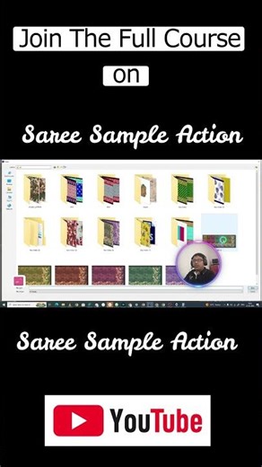 Saree Sample Action 6 matchings | Textile Designing | Photoshop Tutorial