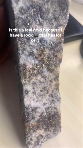Is this rock gold? Discovering gold in a rock
