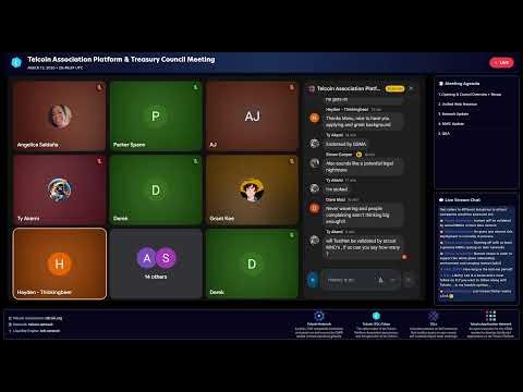 Telcoin Association Platform & Treasury Council Meeting