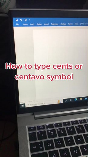 How to Type Cents or Centavo Symbols: A Step-by-Step Tutorial