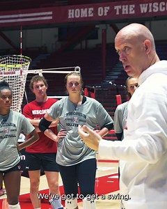 18K views · 658 reactions | Listening to Coach and not trying to do too much here. Just showing you a bit of passing school. | Wisconsin Volleyball | Facebook
